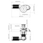 Maxwell - RC8-8 Vertical 12V Windlass - With Capstan, for 5/16" Chain & 5/8" Line