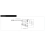Raymarine CPT-S In-Hull CHIRP Transducer, For Non-Cored Fiberglass Hulls, 170-230 kHz, 0-25° Deadrise, 600 ft, 6m Cable