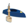 Raymarine B45L Thru-Hull Depth Transducer, Bronze Housing, Fairing Block, 114 mm Stem, 22 mm Hole