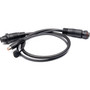 Raymarine Handset Adapter Cable, 12-Pin, Male RCA Audio, 400 mm - Apollo Lighting