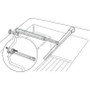 Raymarine Cantilever Mounting Socket, For Tiller Autopilots, Vertical Surface Mount