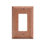 Whitecap Teak Ground Fault Outlet Cover/Receptacle Plate 60171 - Apollo Lighting