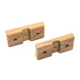 Whitecap Teak Rod Storage Rack Mounting Brackets - Pair 60609 - Apollo Lighting