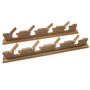 Whitecap Teak Lock-In Four-Rod Storage Rack 60620 - Apollo Lighting