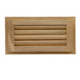 Whitecap Teak Louvered Insert - 6-3/8" x 11-3/16" x 3/4" 60714
