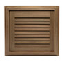 Whitecap Teak Louvered Door & Frame - Right Hand - 15" x 15" 60722 - Apollo Lighting