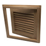 Whitecap Teak Louvered Door & Frame - Right Hand - 15" x 15" 60722