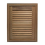 Whitecap Teak Louvered Door & Frame - Right Hand - 15" x 20" 60724 - Apollo Lighting