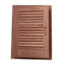 Whitecap Teak Louvered Door & Frame - Left Hand - 15" x 20" 60725