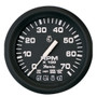 Faria Euro Black 4" Tachometer w/Systemcheck 7000 RPM (Gas) f/ Johnson / Evinrude Outboard 32850