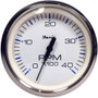 Faria Chesapeake White SS 4" Tachometer - 4000 RPM (Diesel) (Magnetic Pick-Up) 33818