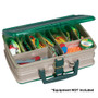 Plano Double-Sided 20-Compartment Satchel - Sandstone/Green 112000