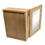 Whitecap Teak Medicine Chest w/Mirror 62354 - Apollo Lighting