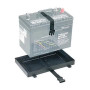 Attwood Marine Battery Tray with Strap, For 27/27M Batteries, 10-1/2 in Max Height, 12-3/8 x 7-1/8 in - Apollo Lighting