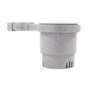 Camco Clamp-On Rail Mounted Cup Holder - Small for Up to 1-1/4" Rail - Grey 53093