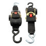 Camco Retractable Tie Down Straps - 2" Width 6' Dual Hooks 50031