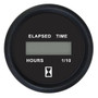 Faria Euro Black 2" Digital Hourmeter Gauge 12835