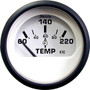 Faria Euro White 2" Cylinder Head Temperature Gauge (60 - 220° F) 12910