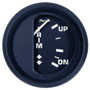 Faria Euro Black 2" Trim Gauge f/ Johnson/Evinrude/Suzuki Outboard 12827 - Apollo Lighting