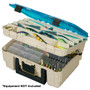 Plano Two-Tier Magnum Satchel - Beige/Blue 134900