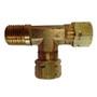 Uflex Male Run T-Fitting - 3/8" x 3/8" Tube x 1/4" NPT 171CA-6-4