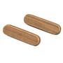 Whitecap Teak Oblong Drawer Pull - 4-1/16"L - 2 Pack 60124-A - Apollo Lighting