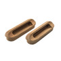Whitecap Teak Oblong Drawer Pull - 4-1/16"L - 2 Pack 60124-A