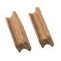 Whitecap Teak Rectangular Drawer Knob - 2-3/4"L - 2 Pack 60131-A - Apollo Lighting