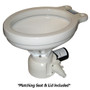 Raritan Sea Era Toilet - Household Style - Remote Intake Pump - Straight & 90° Discharge - Smart Toilet Control - 12v 162HR012