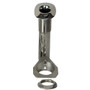 C.E. Smith 80 Series Screwless Flush Mount Rod Holder - 15 Degree - Stainless Steel - Cast Bottom - Black Liner 53687C