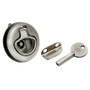 Whitecap Mini Slam Latch Stainless Steel Locking Pull Ring 6138C - Apollo Lighting