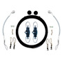 Rupp Single Rigging Kit w/Nok-Outs - Black Mono 160' Lines CA-0025-MO