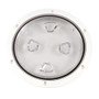 Beckson 8" Clear Center Screw-Out Deck Plate - White DP80-W-C