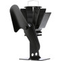 Ecofan Original Heat Powered Stove Fan - Black Blade 800CAXBX - Apollo Lighting