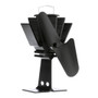 Ecofan Original Heat Powered Stove Fan - Black Blade 800CAXBX