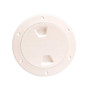 Beckson 4" Smooth Center Screw-Out Deck Plate - Beige DP40-N