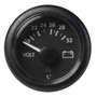 Veratron 52mm (2-1/16") Viewline Voltmeter 18-32V - Black Dial & Bezel A2C59512458 - Apollo Lighting