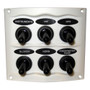 BEP Waterproof Panel - 6 Switches - White 900-6WPW
