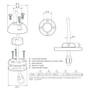 Scanstrut DS40-S Vertical Cable Seal - Stainless Steel DS40-S