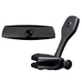 PTM Edge Mirror/Bracket Kit w/VR-140 Elite Mirror & ZXR-320 (Black) P12848-1320TEBBK