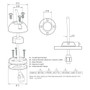 Scanstrut DS21A-P Vertical Cable Seal DS21A-P
