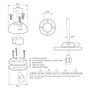 Scanstrut DS21B-S Vertical Cable Seal - Stainless Steel DS21B-S