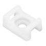 Pacer Screw Down Cable Tie Mount - #10 Screw Mount Method - Natural Color - 100 Pack CTM3S10-100