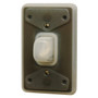 Hubbell HBL1795 Weatherproof Wallplate for Toggle Switch HBL1795