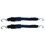 Rod Saver Stainless Steel Quick Release Transom Tie-Down - 2" x 6' - Pair SS/QRTD6