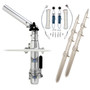 Rupp Classic Top Gun Outrigger Kit w/18' Poles & Complete Single Line Rigging Kit w/Klickers Release Clips RAD-TPGN-18T