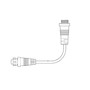 Raymarine Wireless Handset Adapter Cable, For Ray63/Ray73, 220mm - Apollo Lighting