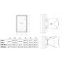 Scanstrut Scanpod Mast Mount 3 Instrument Uncut - Usable Face 4.6" x 14.5" - White SPM-3I-W