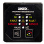 Fireboy-Xintex Propane Fume Detector w/2 Plastic Sensors - No Solenoid Valve - Square Black Bezel Display P-2BNV-R