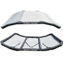 Sebba Shade 8 x 12 ft. Grey Sun Shade f/Boats 26'+ SS8X12GRY - Apollo Lighting